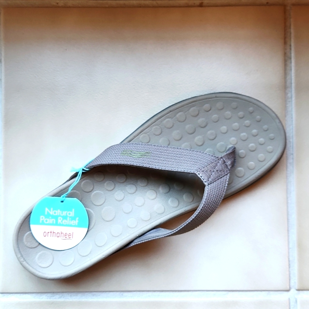 New Orthaheel Wave Unisex Sandals, Women's 11, Men's 10, khaki